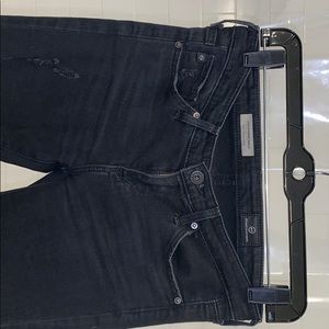 Adriano Goldschmeid -AG Super Skinny Jeans. Black.